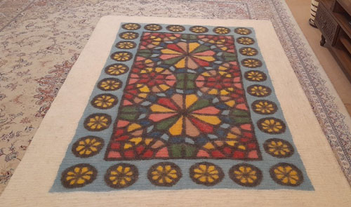 wool felt rug